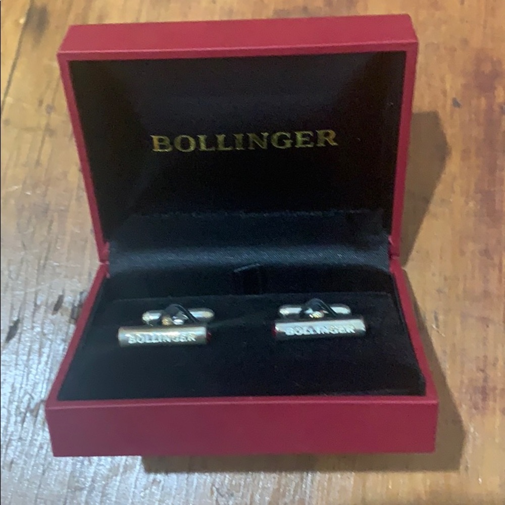 Bollinger Silver Cufflinks - Picture 2 of 5